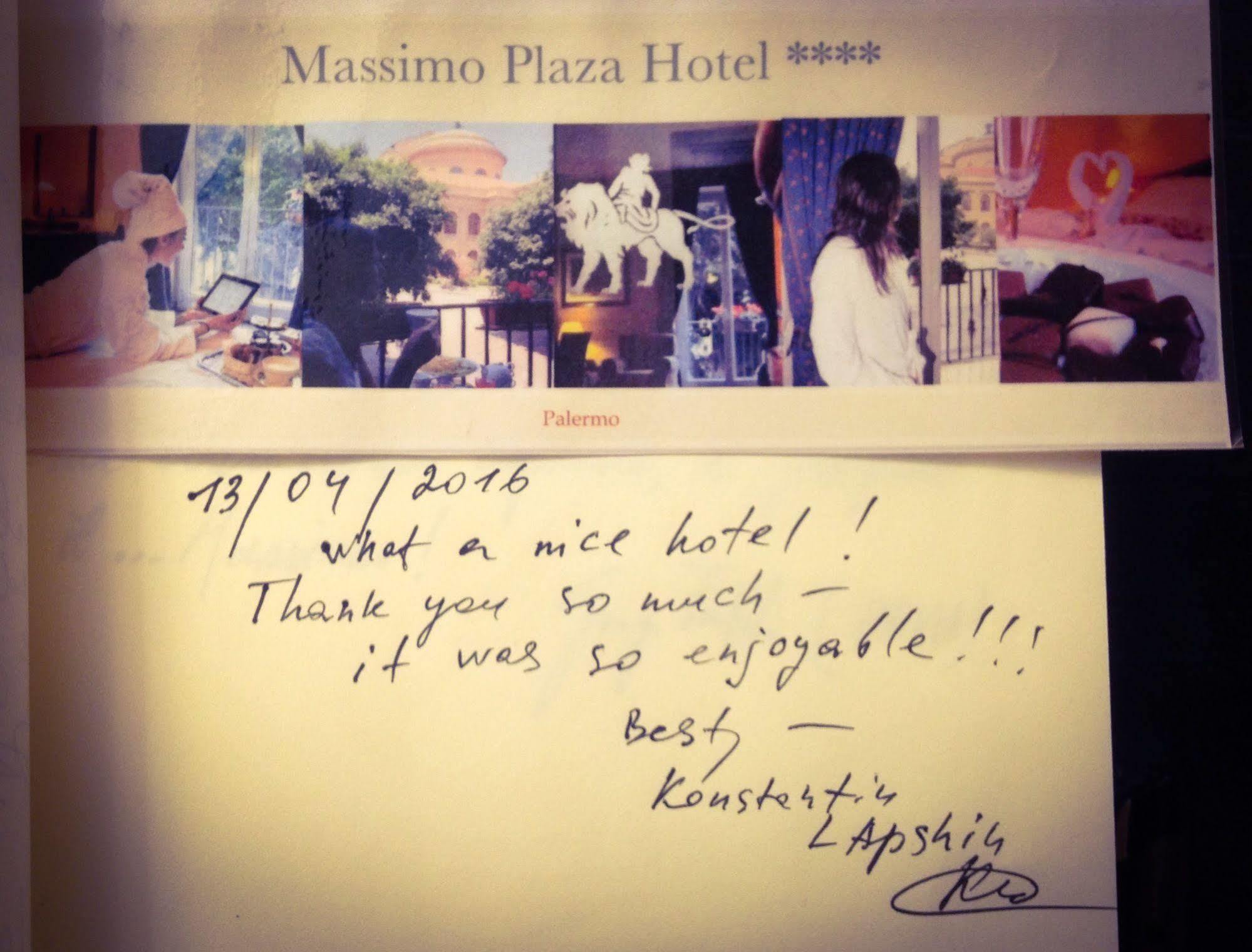 Massimo Plaza Hotel باليرمو المظهر الخارجي الصورة